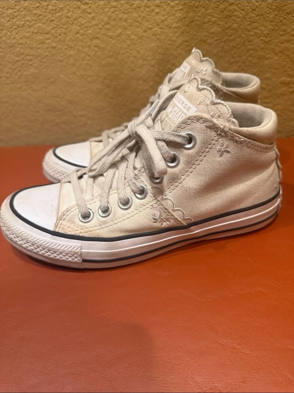 Converse Kids' Cream High-Top Sneakers